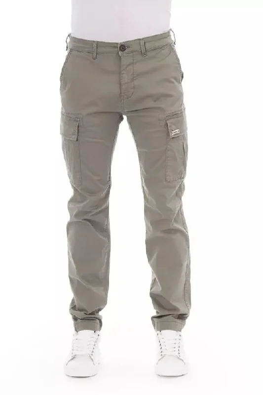 Designer skinny pants for luxury fashion flair -Baldinini Trend Elegant  Cargo Men's Trousers