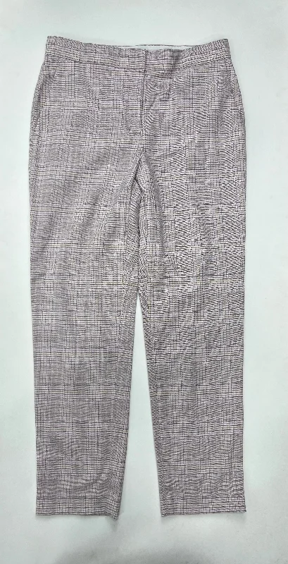 Soft cotton pants for sensitive skin comfort -Plaid Pants Work/dress Ann Taylor, Size 4