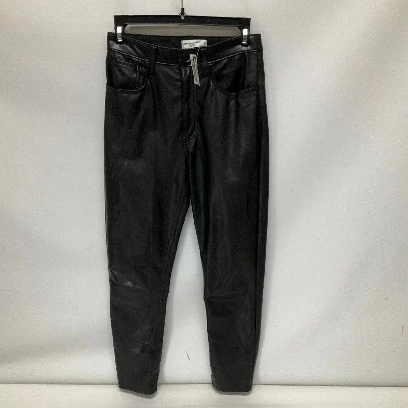 Tailored ankle pants for chic office outfits -Black Pants Dress Abercrombie And Fitch, Size 2