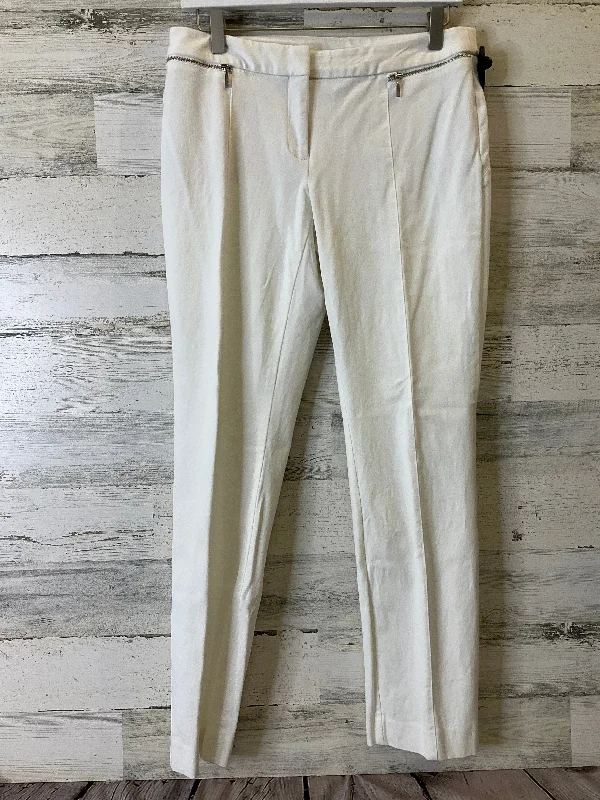 Stretchy leggings pants for casual active days -White Pants Dress Alfani, Size 6