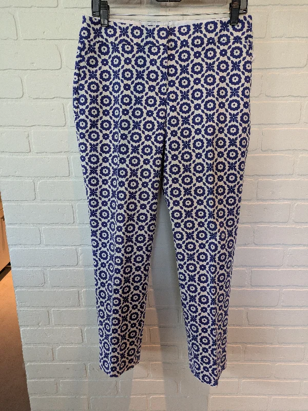 Vintage denim pants for timeless rugged style -Blue & White Pants Other Boden, Size 8