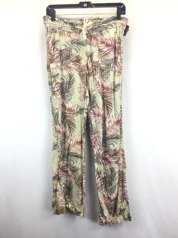 Stretch corduroy pants for cozy fall fashion -Tropical Print Pants Other Clothes Mentor, Size S