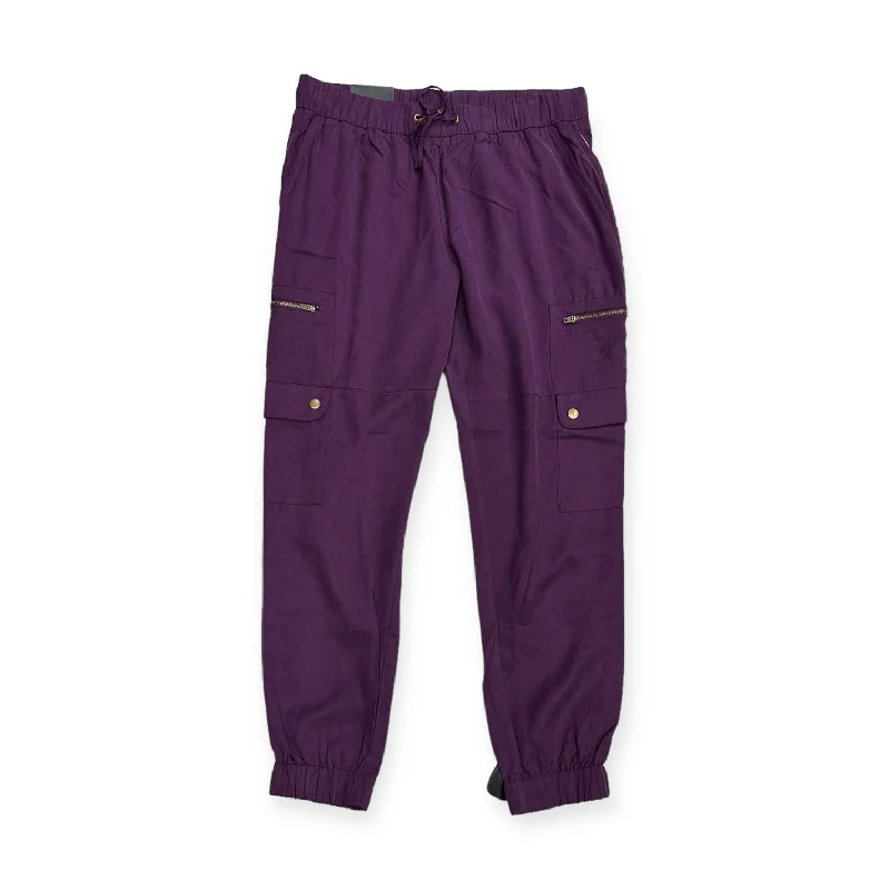 Durable denim pants for long-lasting everyday use -Purple Pants Joggers Banana Republic, Size M