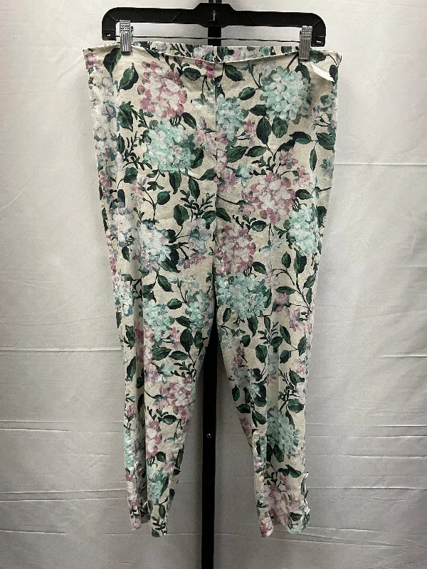 Bold patterned pants for standout fashion statements -Floral Print Pants Other J. Jill, Size M