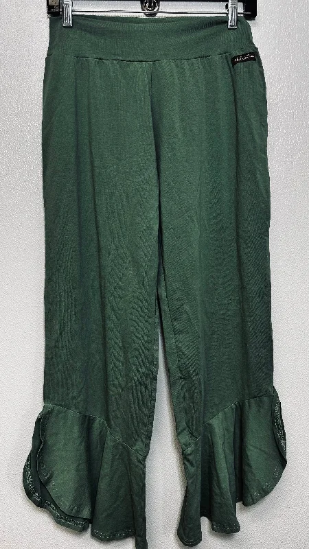 Moisture-wicking pants for intense gym workouts -Green Pants Palazzo Matilda Jane, Size M