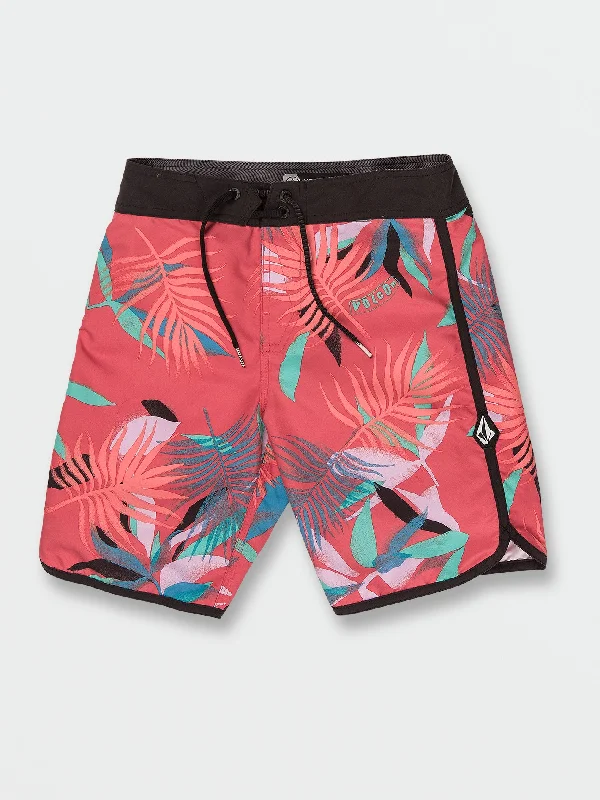 Big Boys Platter Scallop Mod-Tech Trunks - Living Coral