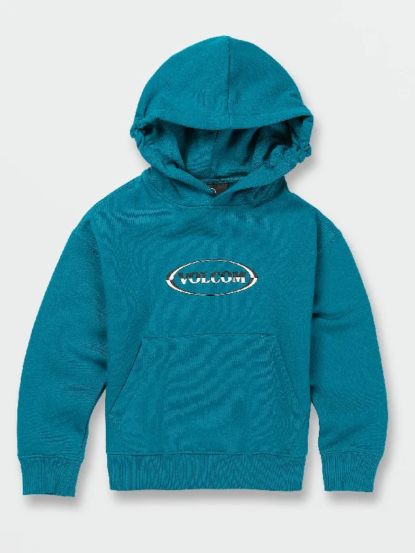 Little Boys Strike Hood Pullover Sweatshirt - Ocean Teal