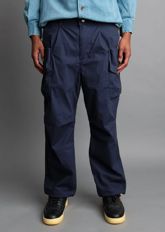 Adjustable waist pants for custom fit ease -Lax Fit: Dresden Cargo Navy