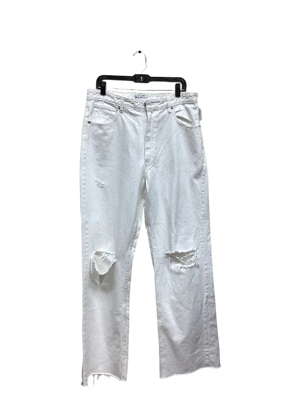 Classic khaki pants for timeless wardrobe staples -White Pants Chinos & Khakis Zara, Size 14