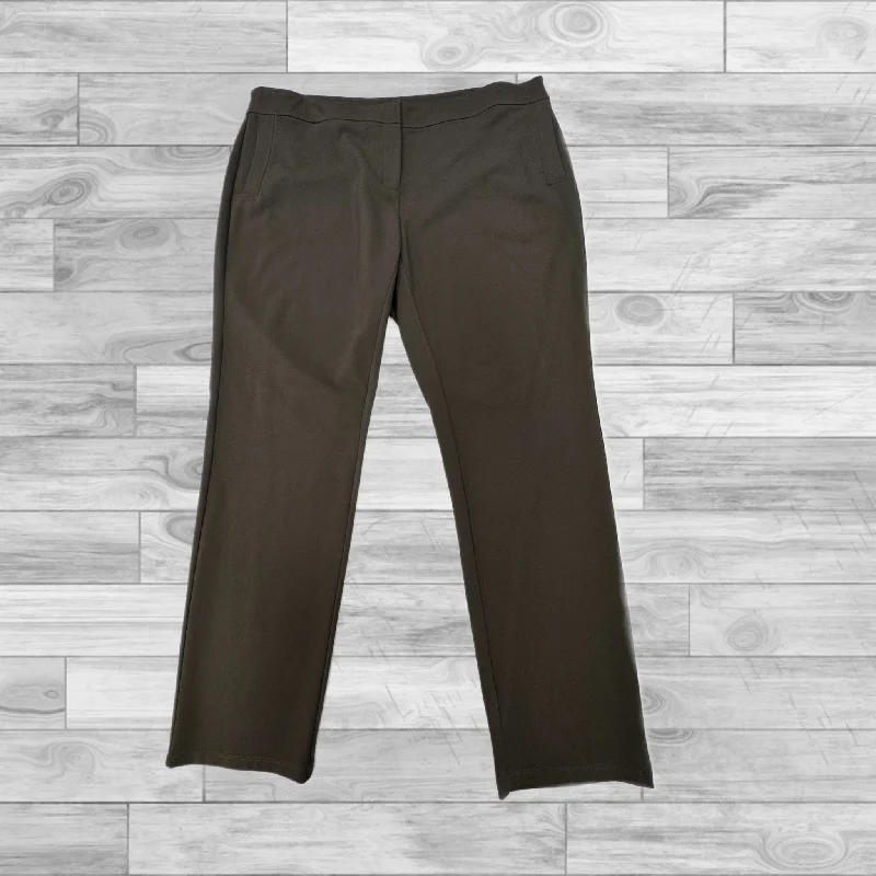 Classic wool pants for cold weather elegance -Brown Pants Eileen Fisher, Size 2x