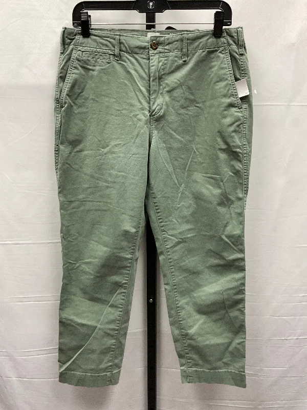 Tactical cargo pants for outdoor survival needs -Green Pants Chinos & Khakis Gap, Size 10