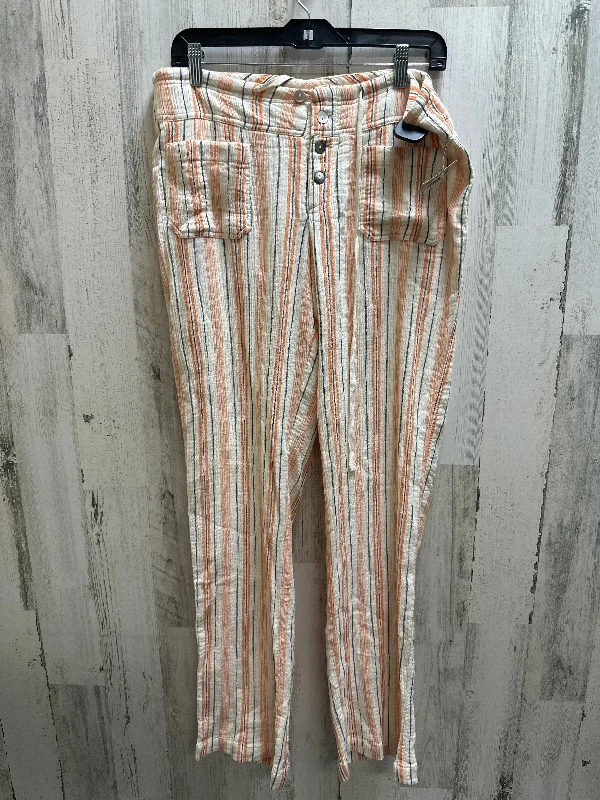 Soft jogger pants for relaxed weekend lounging -Orange Pants Linen Sundance, Size S