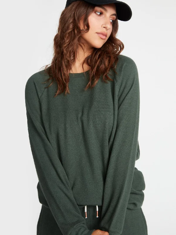 Lived In Lounge Fleece Sweatshirt - Dark Pine