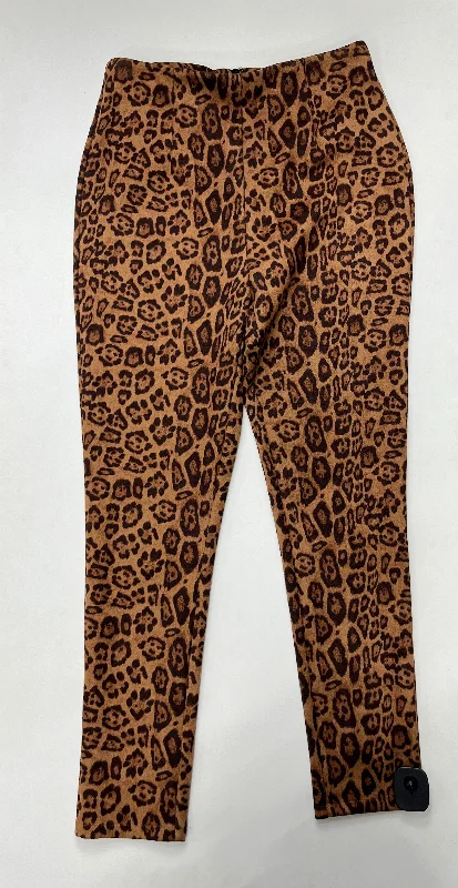 Stylish cropped pants for warm season trends -Animal Print Pants Ankle By The Way, Size 4