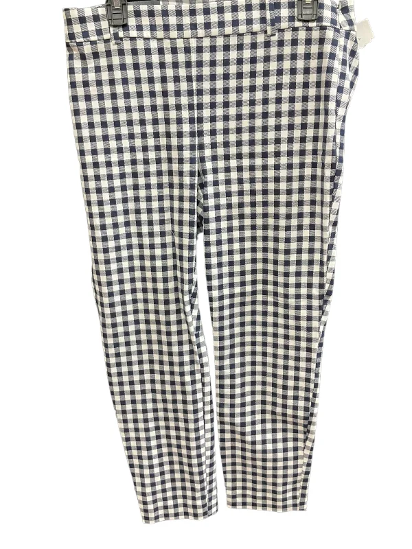 Tactical combat pants for military training use -Checkered Pattern Pants Dress J. Crew, Size 8