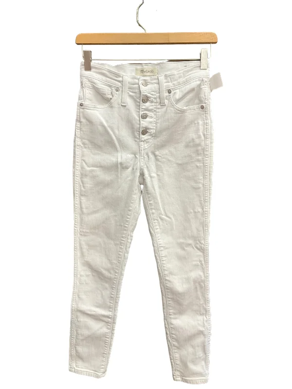 Stylish leather pants for edgy night looks -White Pants Chinos & Khakis Madewell, Size 0