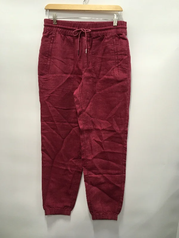 Durable twill pants for tough outdoor jobs -Red Pants Linen Athleta, Size 4