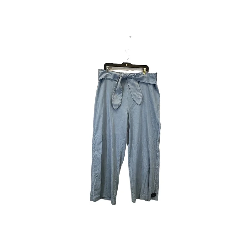 Quick-dry pants for active sports enthusiasts -Blue Denim Pants Wide Leg International Concepts, Size Xl