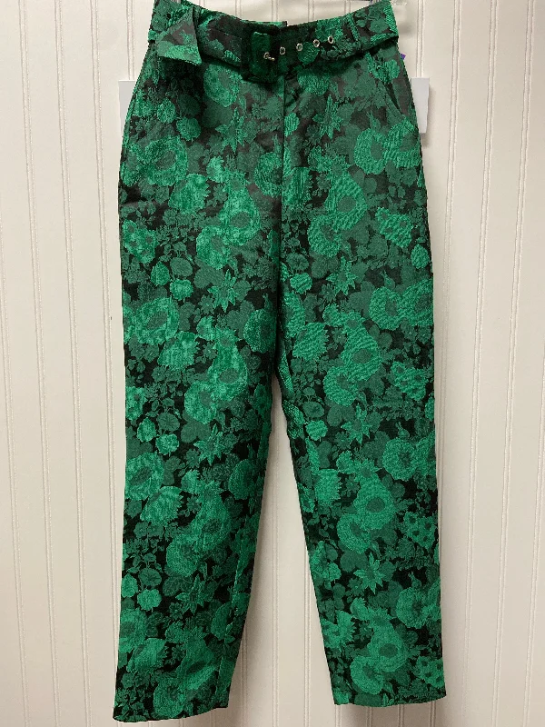 Cozy sweatpants pants for lazy Sunday mornings -Green Pants Dress Vici, Size 2