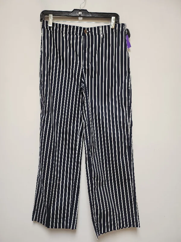 Tailored slim pants for polished business looks -Striped Pattern Pants Other Chicos, Size 4