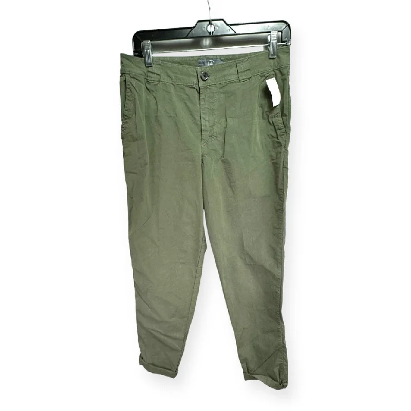 Adjustable waist pants for custom fit ease -Green Pants Chinos & Khakis Aether, Size 4 (27)