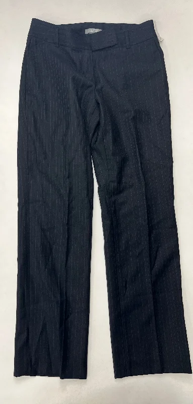 Flowy linen pants for relaxed tropical vacations -Striped Pants Work/dress Ann Taylor, Size 4