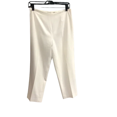 Vintage high-waisted pants for nostalgic wardrobe charm -White Pants Work/dress Jones New York, Size 8