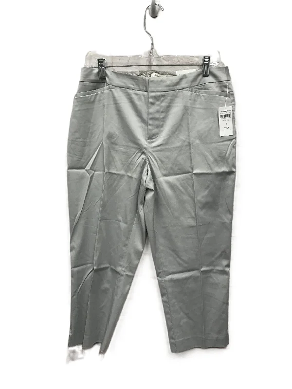 Versatile black pants for any occasion pairing -Grey Pants Cropped By Coldwater Creek, Size: 8