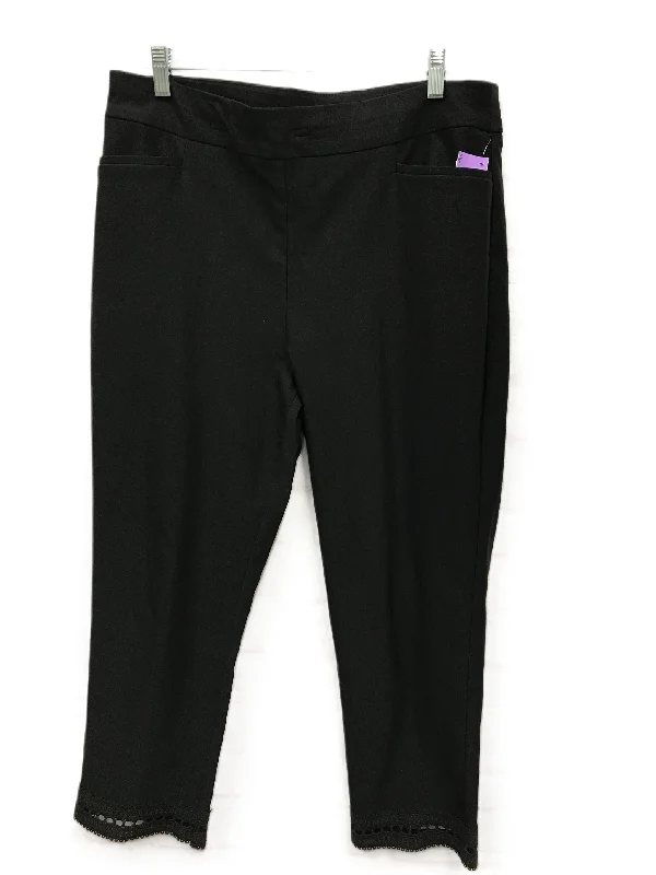 Athletic track pants for running training days -Pants Cropped By Chicos  Size: 2