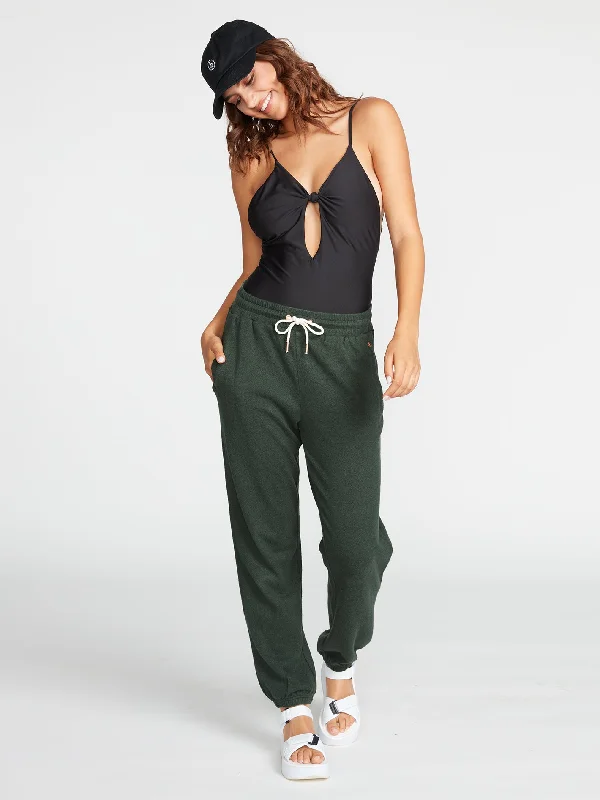 Lived In Lounge Fleece Pants - Dark Pine