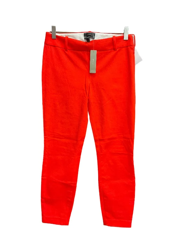 Weatherproof hiking pants for all-season trail use -Red Pants Dress J. Crew, Size 0