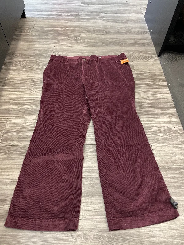 Classic wool pants for cold weather elegance -Pants Corduroy By Torrid  Size: 2x