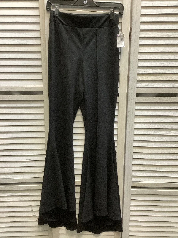 Stretchy skinny pants for figure-hugging appeal -Black Pants Linen Clothes Mentor, Size M