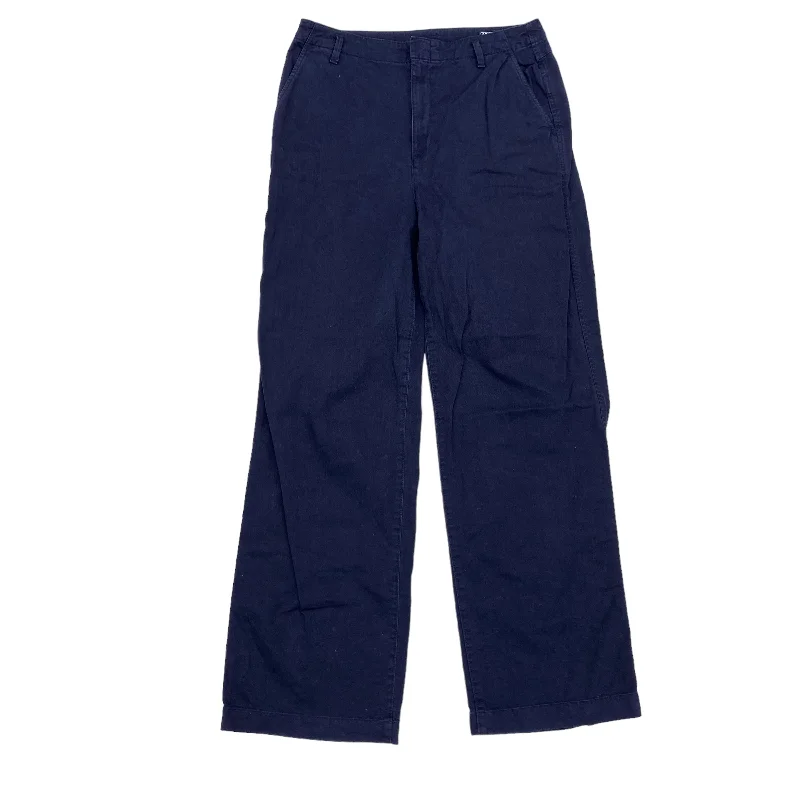 Lightweight linen pants for beach vacation style -Blue Pants Chinos & Khakis Gap, Size 12tall