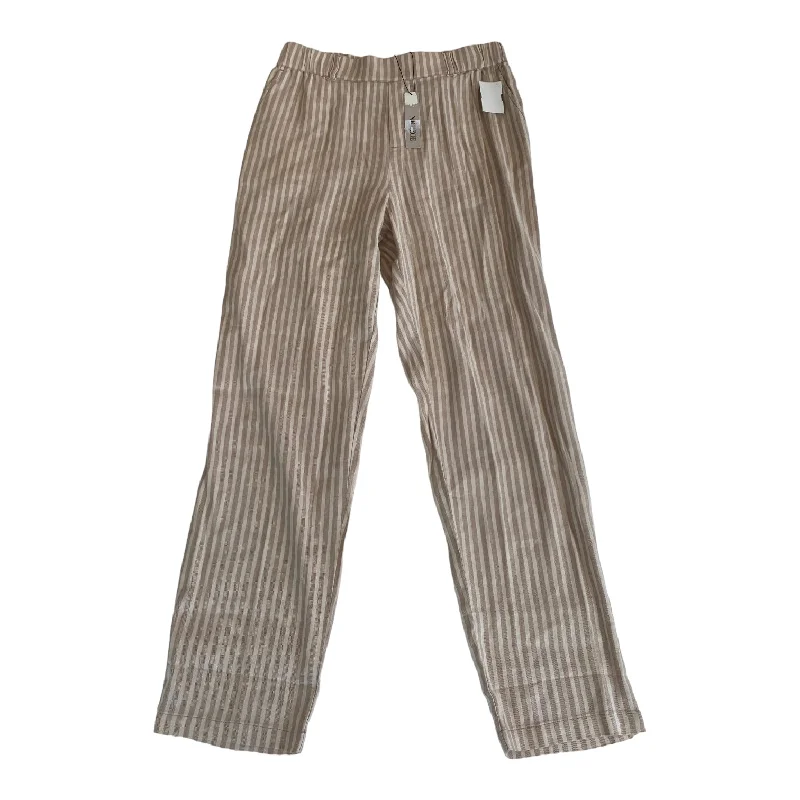 Windproof pants for chilly outdoor activities -Striped Pattern Pants Cargo & Utility Nic + Zoe, Size 8