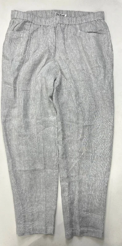 Vintage denim pants for timeless rugged style -Grey Pants Work/dress Pure Jill NWT, Size Xl