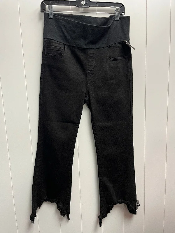 Tailored slim pants for polished business looks -Black Pants Cropped Clothes Mentor, Size M