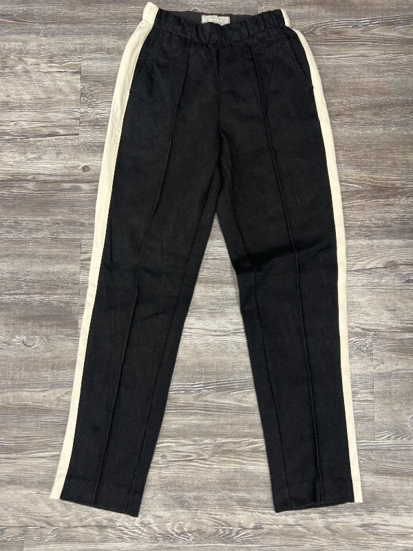 Tapered ankle pants for sleek modern silhouettes -Black & White Pants Cropped Everlane, Size Xxs