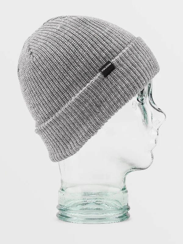 Kids Lined Beanie - Heather Grey