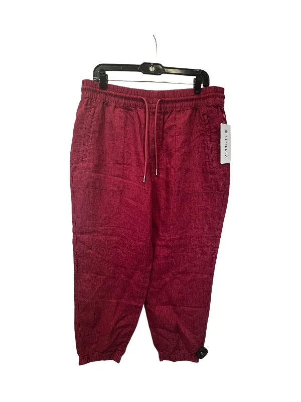 Waterproof rain pants for stormy weather protection -Red Pants Chinos & Khakis Athleta, Size 14petite