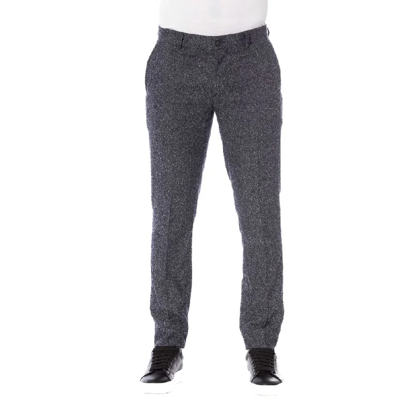 Soft stretch pants for all-day wear ease -Trussardi Sleek  Designer Men's Trousers