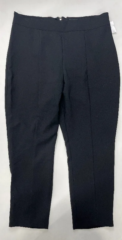 Casual drawstring pants for effortless home relaxation -Black Pants Work/dress New York And Co, Size Xl