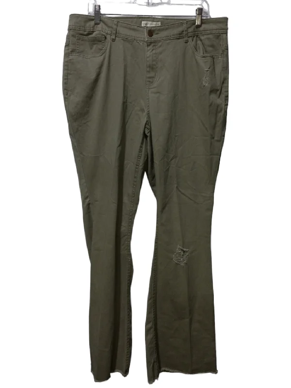 High-rise flare pants for vintage chic appeal -Green Pants Other Cato, Size 1x