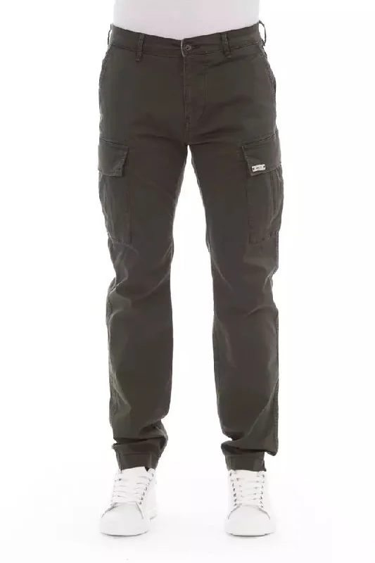 Tailored wool pants for sharp winter dressing -Baldinini Trend Chic  Cargo Trousers for Men's Men