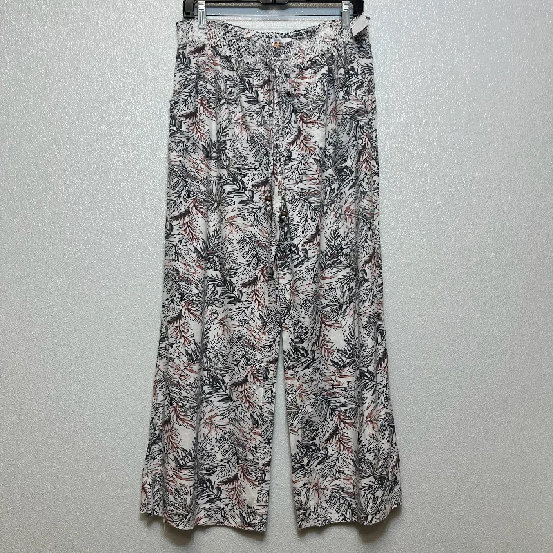 Heavy-duty ripstop pants for extreme hiking durability -Floral Pants Ankle Clothes Mentor, Size L