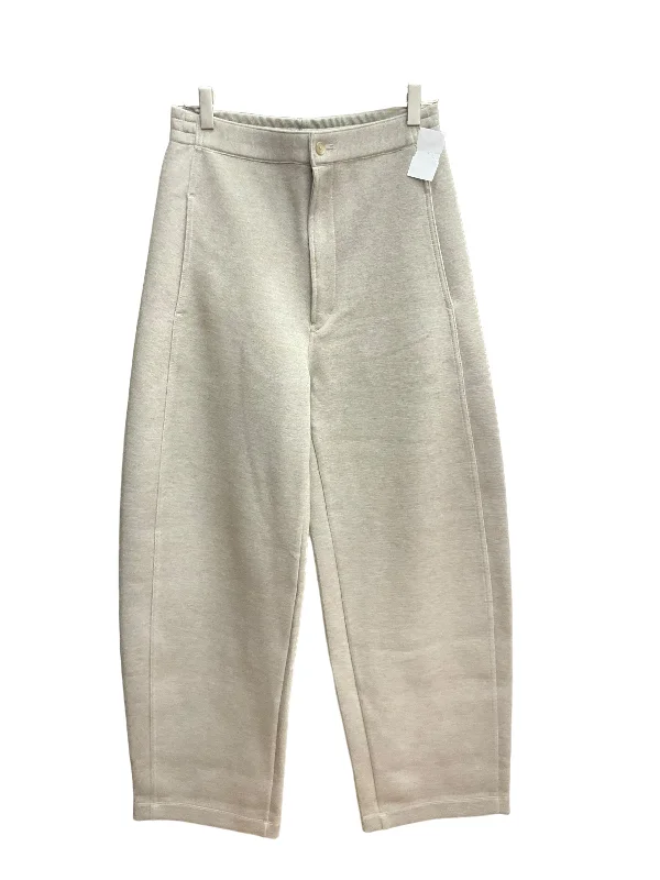 Flowy linen pants for relaxed tropical vacations -Grey Pants Wide Leg Uniqlo, Size 2