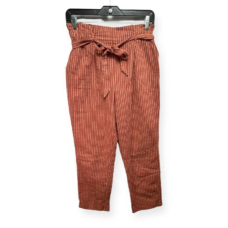 Classic khaki pants for timeless wardrobe staples -Striped Pattern Pants Cropped Sienna Sky, Size M