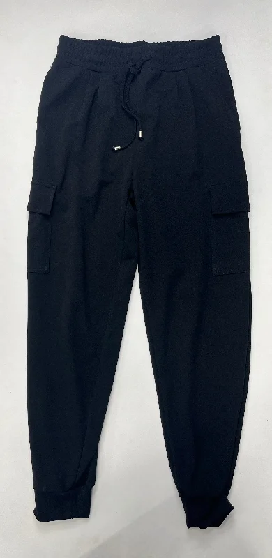 Stretchy skinny pants for figure-hugging appeal -Black Pants Work/dress Contempo, Size 8