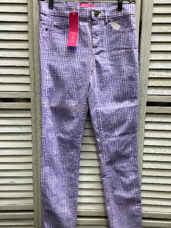 Tactical combat pants for military training use -Purple Pants Cropped Lilly Pulitzer, Size 2