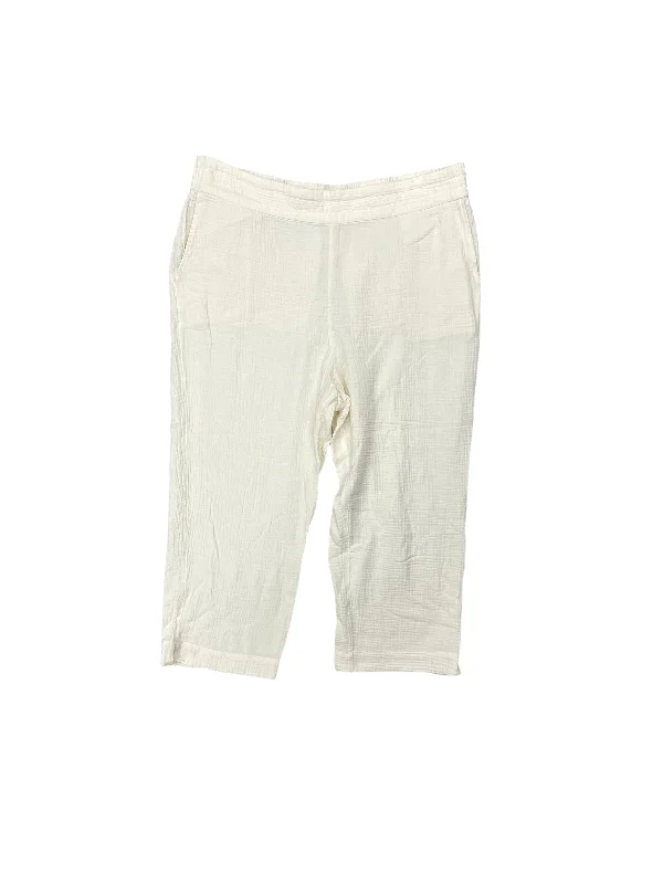 Affordable denim pants for everyday rugged use -Cream Pants Lounge Soft Surroundings, Size 1x